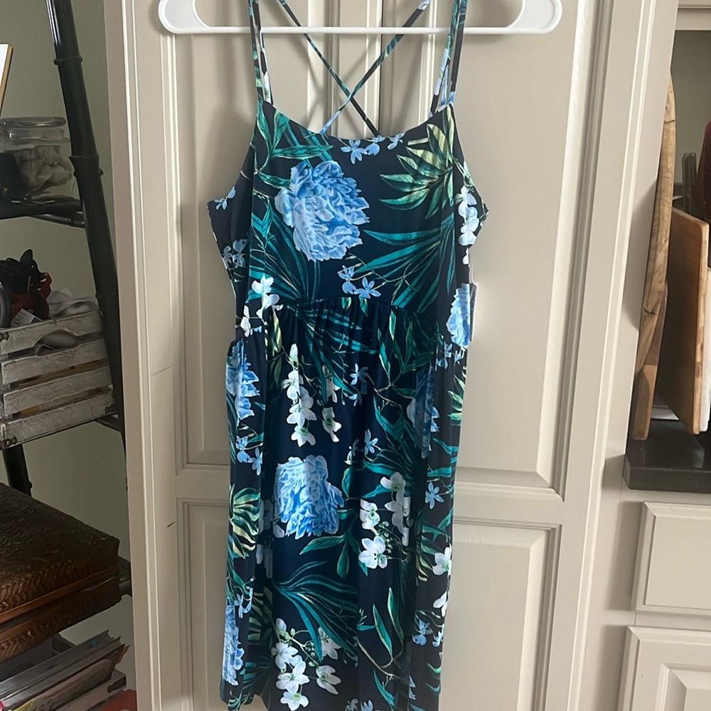 Old Navy floral sleeveless dress